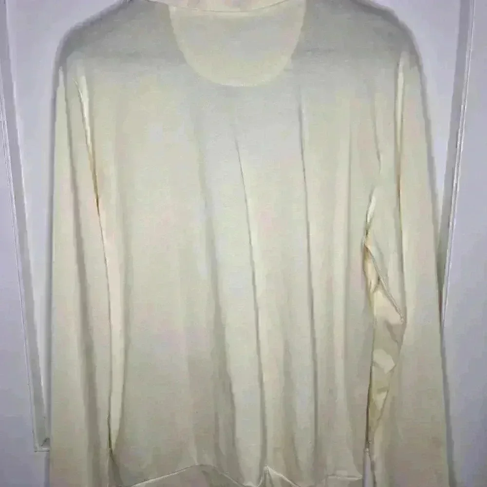 CALVIN Klein Men’s Light Yellow Liquid Touch Polo Size Medium - Picture 8 of 8